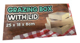 Load image into Gallery viewer, Grazing Box With Window Lid - 25cm x 18cm x 8cm
