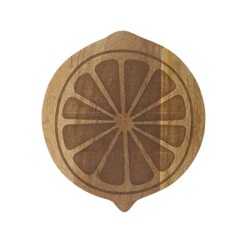 Lemon Wood Board - 25cm x 27.5cm