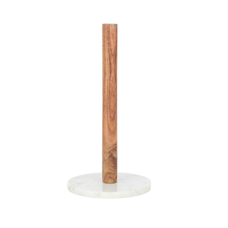 Mira Marble Wood Towel Holder - 15cm x 30cm