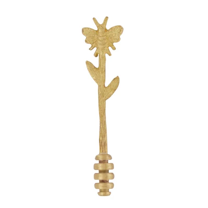 Gold Hive Brass Honey Dipper - 2cm x 15cm