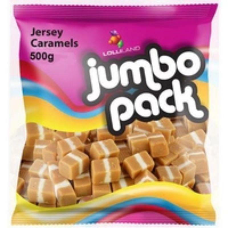 Jumbo Jersey Caramels 500g x12