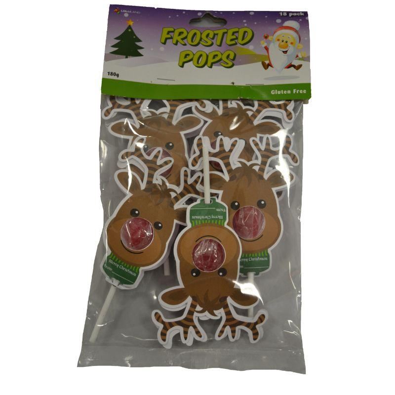 5 Pack Rudolph Lollipop Gift Tags - 180g