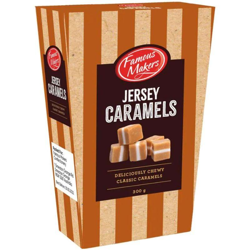 Famous Makers Jersey Caramels Box - 300g