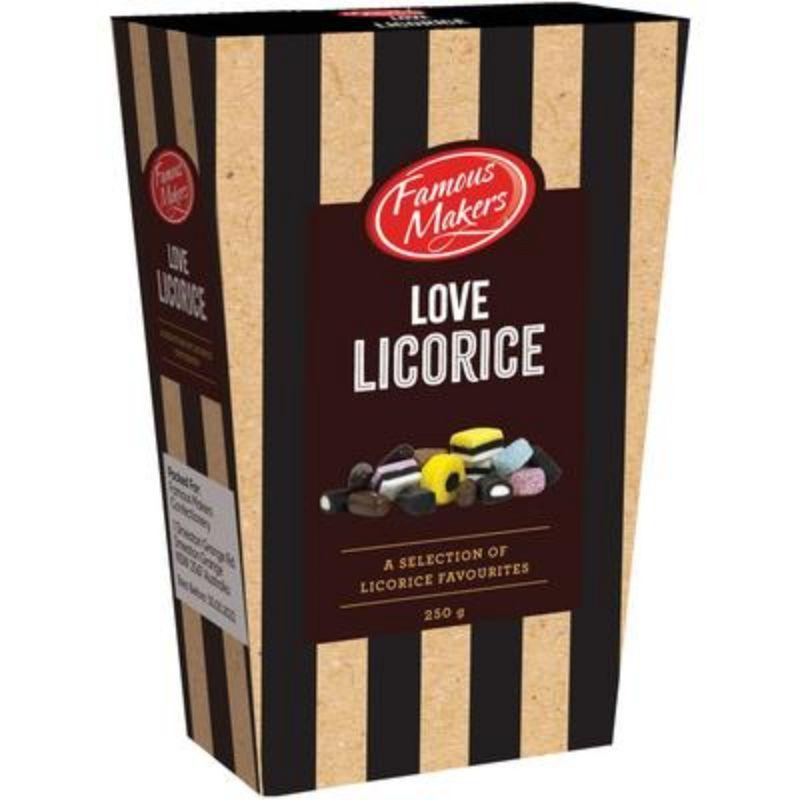 Famous Makers Love Liquorice Box - 250g