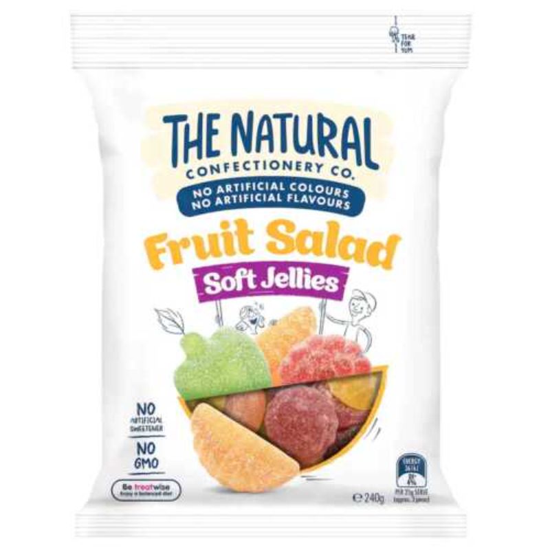 The Natural Confectionery Co. Soft Jellies Fruit Salad - 240g