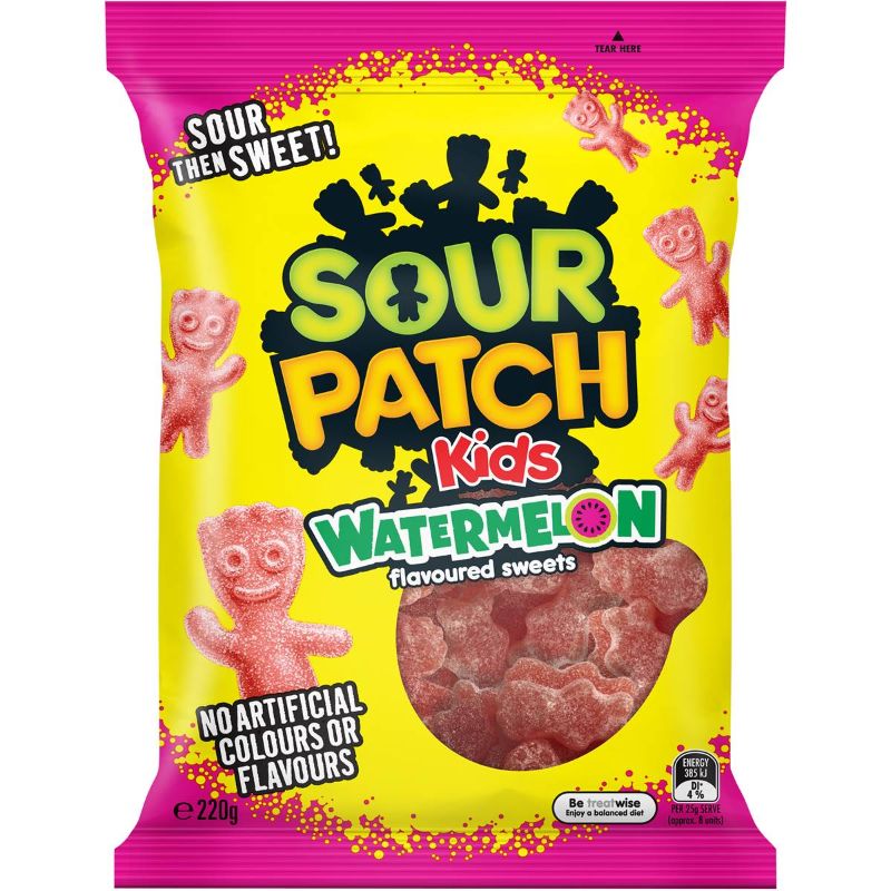 Sour Patch Kids Watermelon Lollies - 220g
