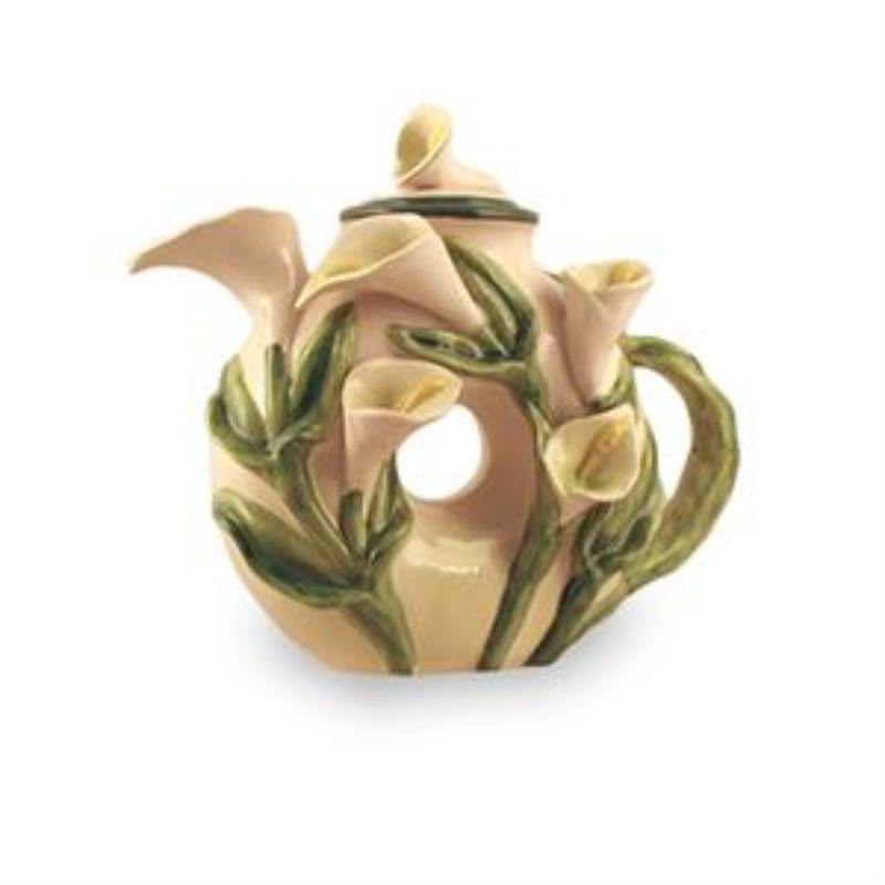 Calla Lily Tea Pot - 23cm - The Base Warehouse