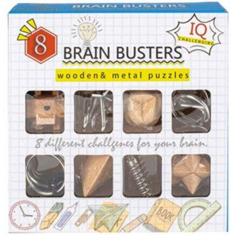 8 Wooden & Metal Puzzles