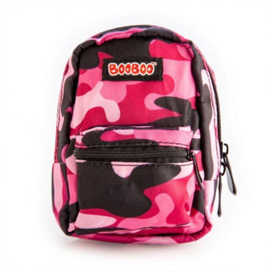 Pink Camo BooBoo Mini Backpack - 11cm x 5cm x 15cm - The Base Warehouse