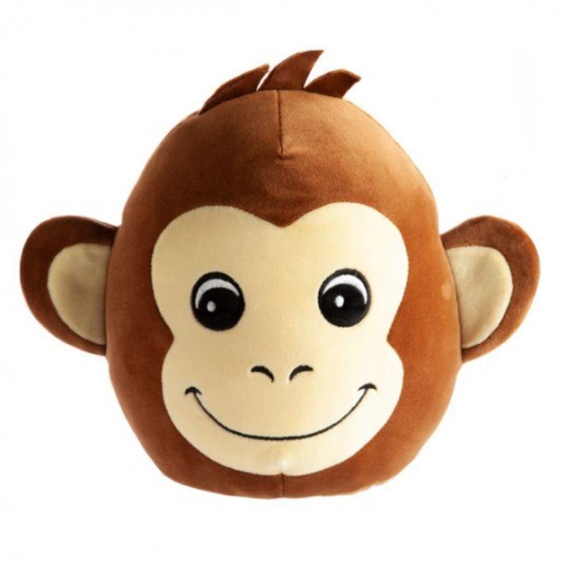 Smooshos Pals Monkey Plush - 19cm x 15cm x 22cm - The Base Warehouse