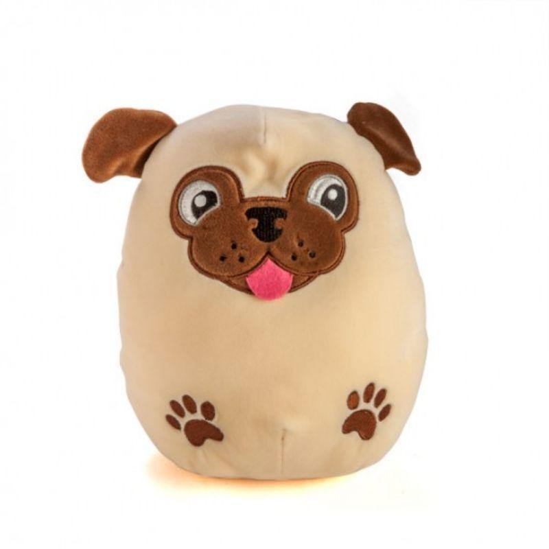 Smooshos Pals Pug Plush - 19cm x 1.5cm x 22cm - The Base Warehouse