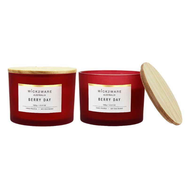 Berry Day Candle Jar - 340g - The Base Warehouse