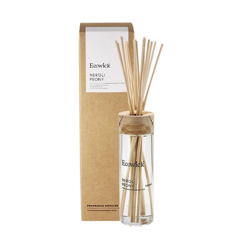 Ecowick Neroli Peony Diffuser with Wooden Cap - 150ml