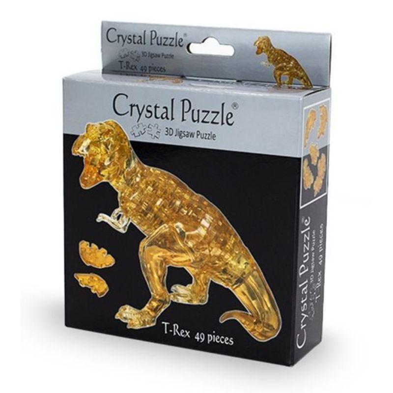 3D Brown T-Rex Crystal Puzzle