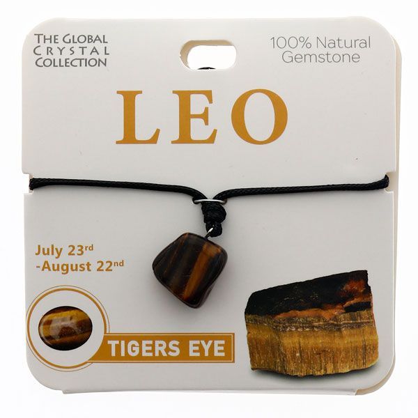 Tigers Eye Leo Gem Necklace
