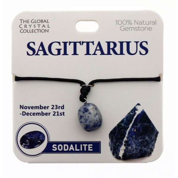Sodalite Sagittarius Gem Necklace