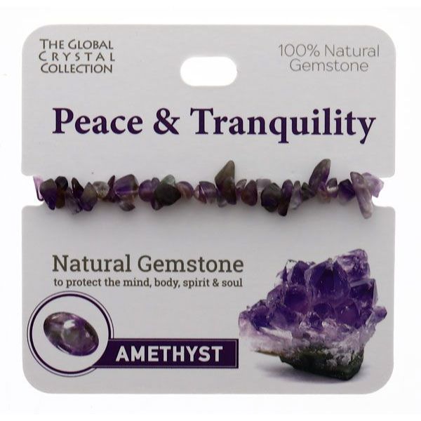 Amethyst Peace & Tranquility Gem Bracelet