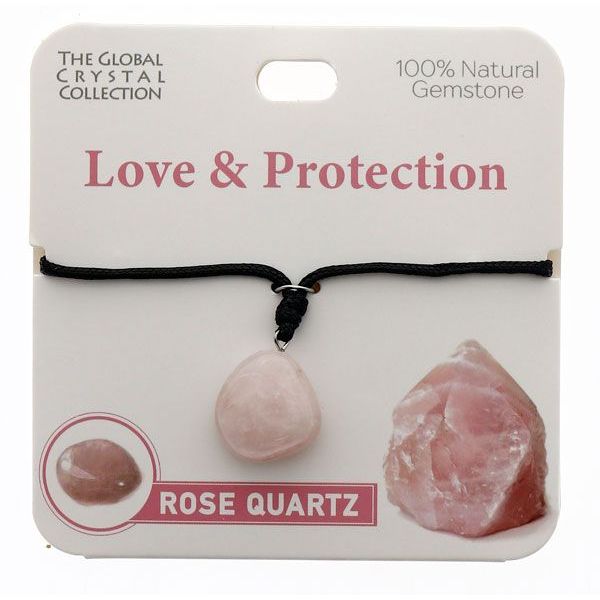 Rose Quartz Love & Protection Gem Necklace