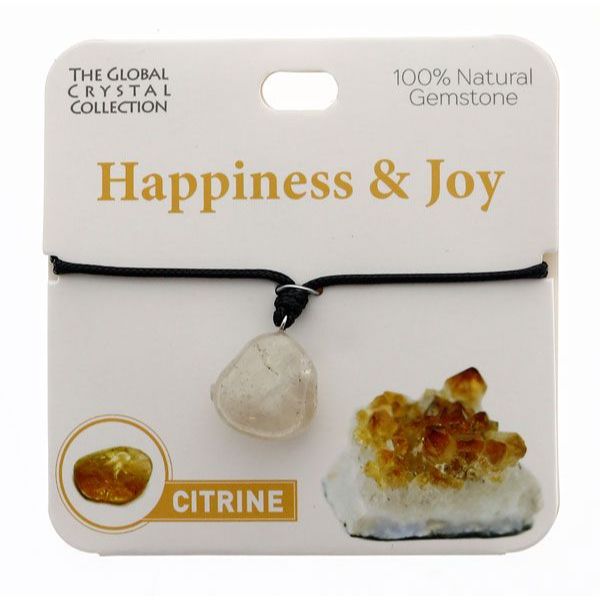 Citrine Happiness & Joy Gem Necklace