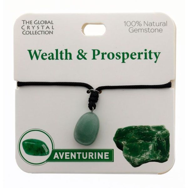Aventurine Wealth & Prosperity Gem Necklace