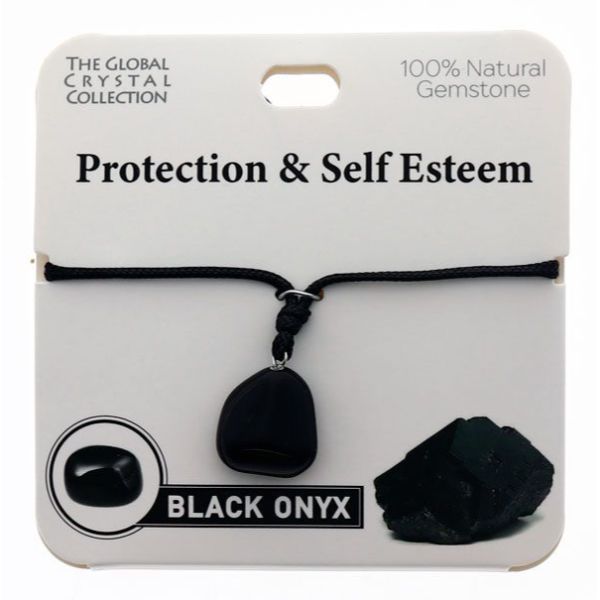 Black Onyx Protection & Self Esteem Gem Necklace