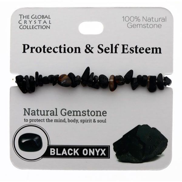 Black Onyx Protection & Self Esteem Gem Bracelet