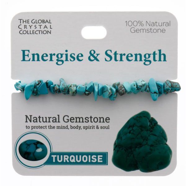 Turquoise Energise & Strength Gem Bracelet