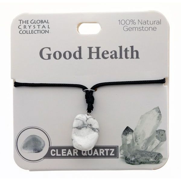 Clear Quartz Good Health Gem Necklace
