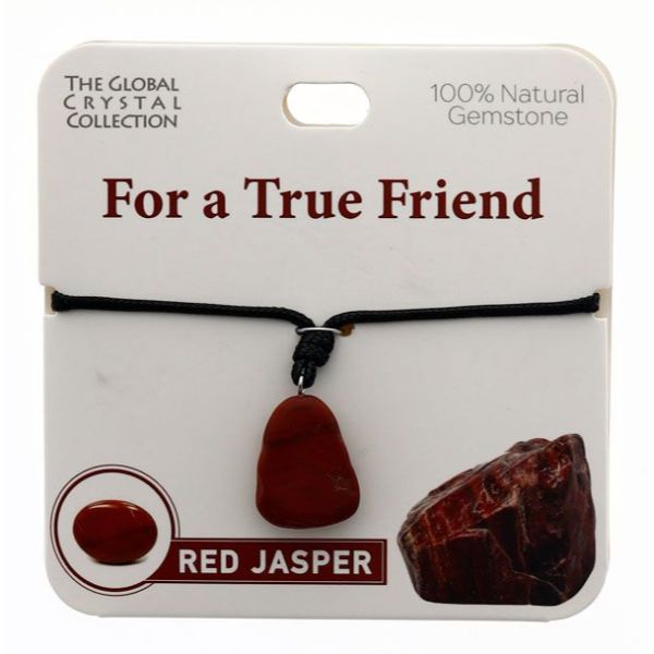 Red Jasper For A True Friend Gem Necklace