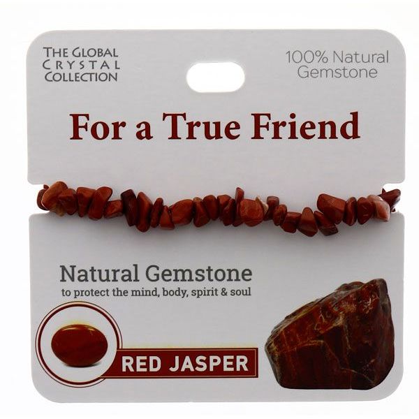Red Jasper For A True Friend Gem Bracelet
