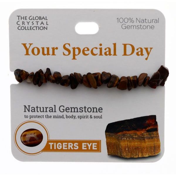 Tigers Eye Your Special Day Gem Bracelet