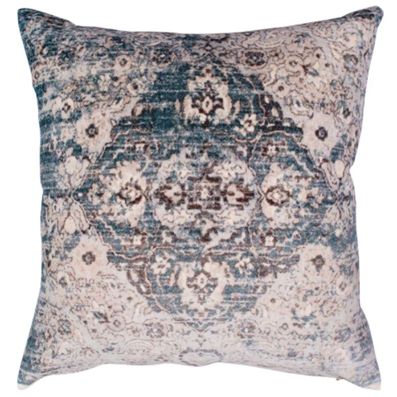 Grigio Velvet Printed Cushion 1 - 45cm x 45cm