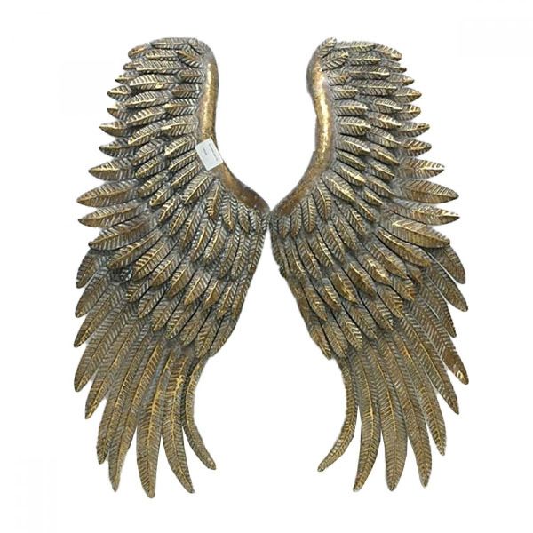 Wall Decor Metal Wings - 29.2cm x 5cm x 72.4cm