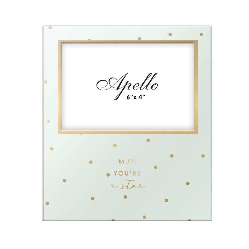 Mum You Are A Star Mint Photoframe - 15cm x 10cm - The Base Warehouse