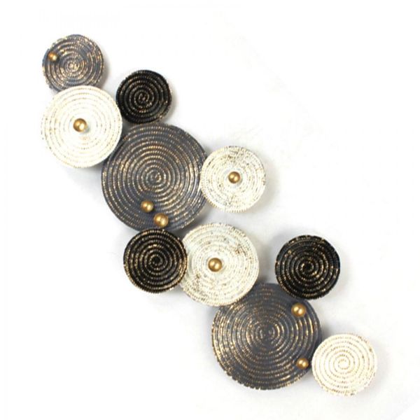 Metal Plates Wall Decor - 100cm