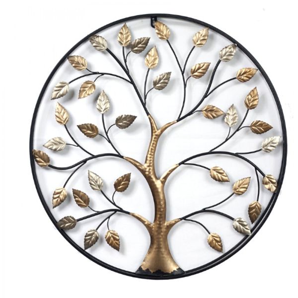 Round Tree Of Life Wall Decor - 64.5cm