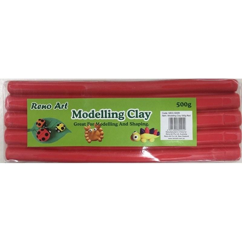 Red Modelling Clay - 500g | The Base Warehouse