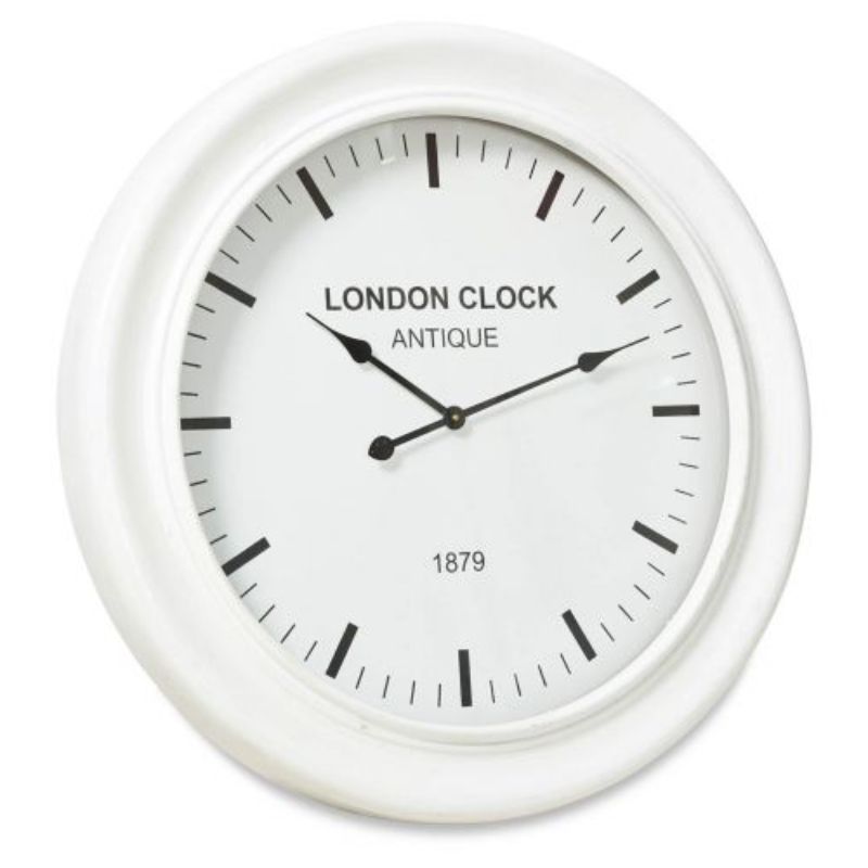 White London Classic Wooden Wall Clock - 78cm x 7.5cm x 78cm