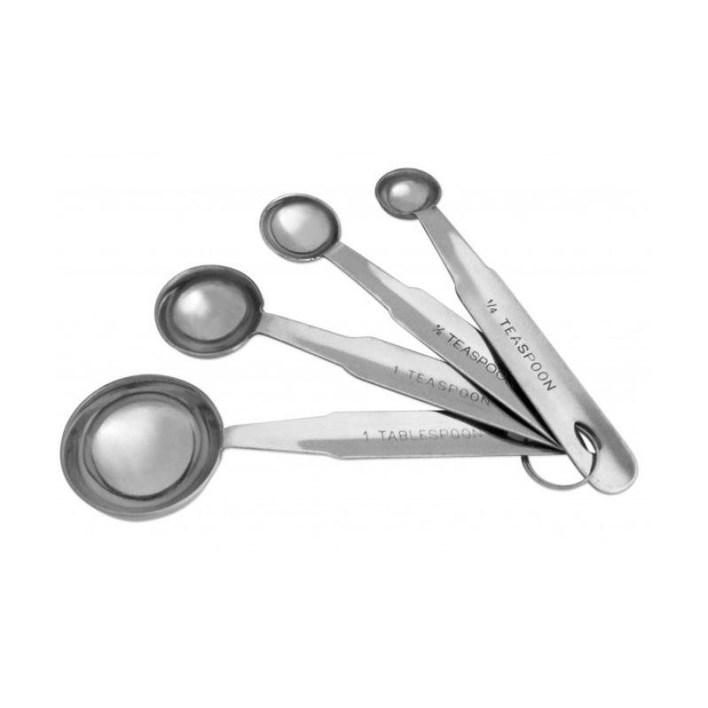 4 Pack Stainless Steel Measuring Spoons