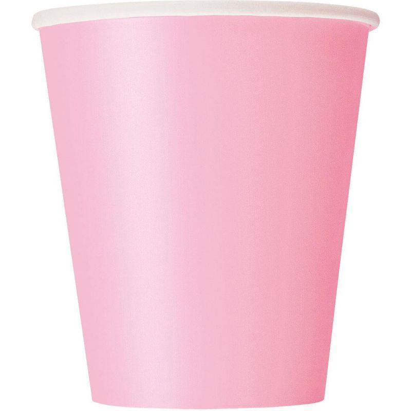 14 Pack Lovely Pink Paper Cups - 270ml