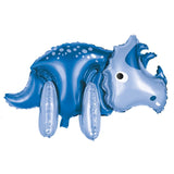 Load image into Gallery viewer, Blue Giant Dinosaur Standing Foil Balloon - 87.6cm
