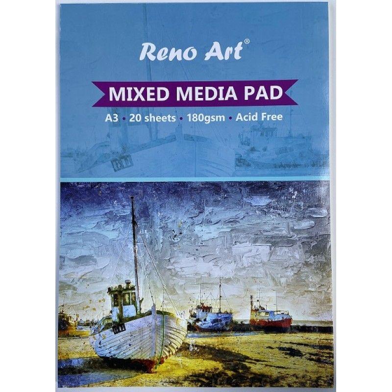Mixed Media Pad A3 180gsm - 20 Sheets