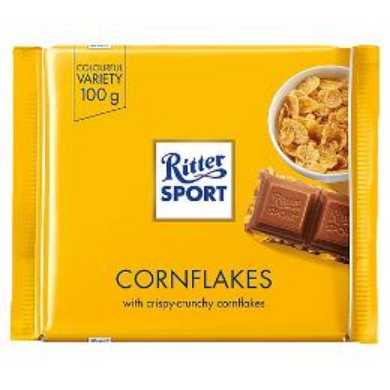 Ritter Sport Cornflakes with Crispy Crunchy Cornflakes Chocolate - 100g
