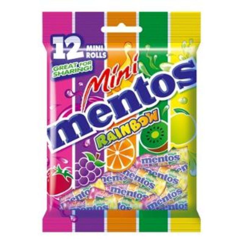 12 Pack Mini Rainbow Mentos - 120g