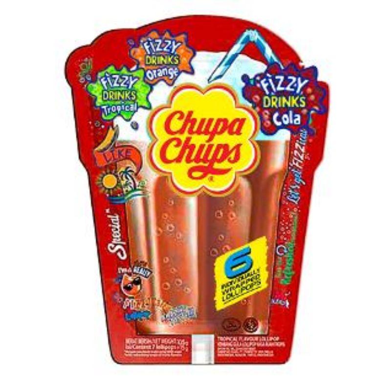 Chupa Chupa 3D Fizzy Drink Lollipop - 90g