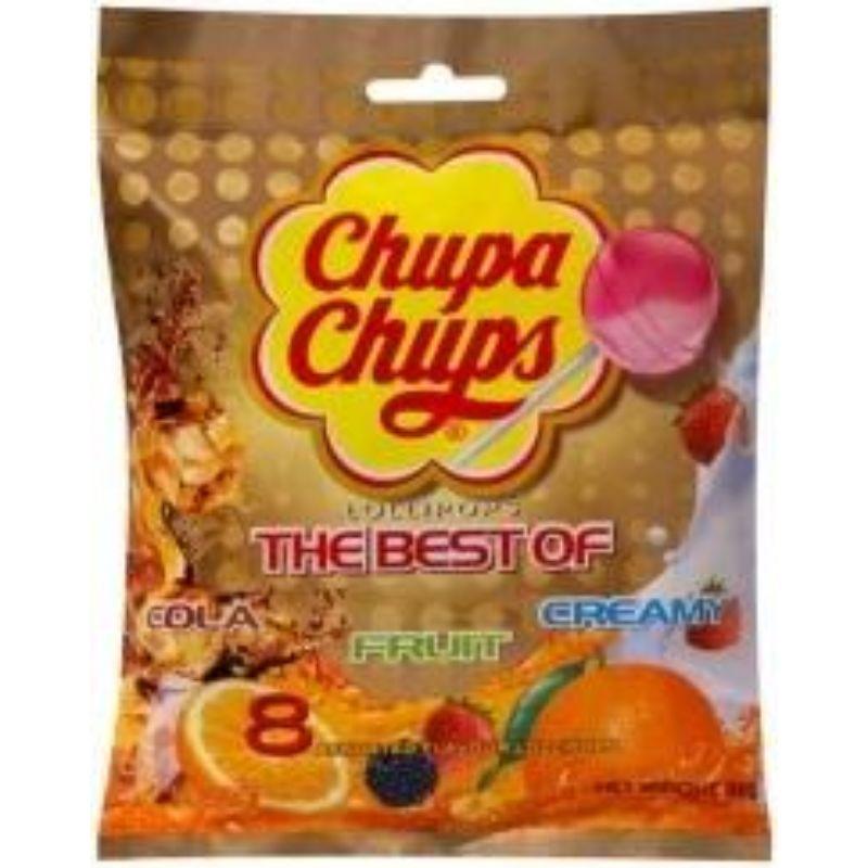 8 Pack Chupa Chups The Best Of Lollipops - 96g