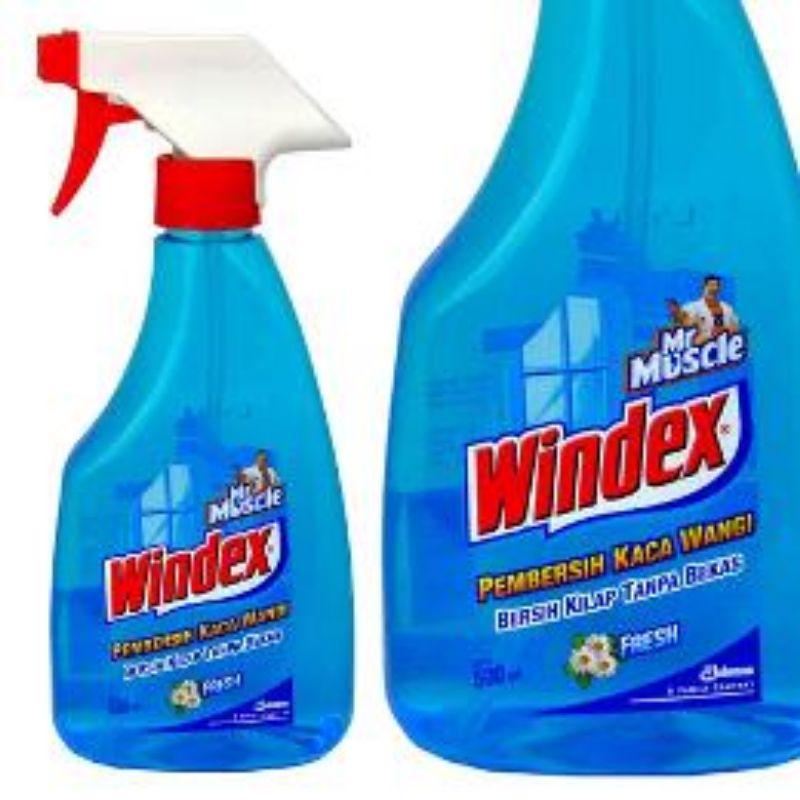Windex Glass Cleaning Spray Pump Fresh - 500ml