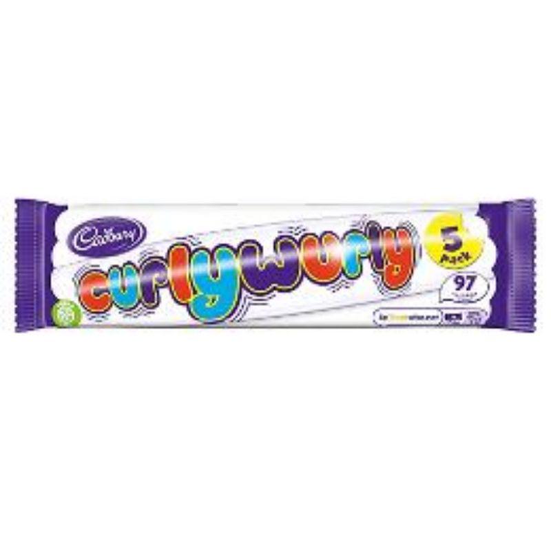 5 Pack Cadbury Curly Wurly - 107.5g