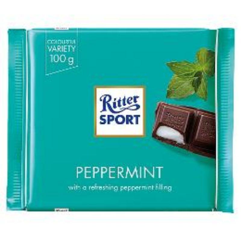 Ritter Sport Dark Chocolate with Peppermint - 100g