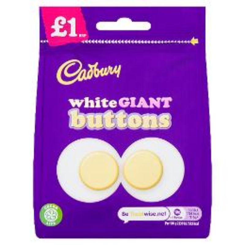 Cadbury White Giant Buttons - 95g